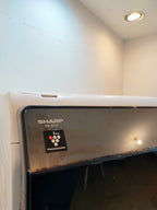 2023 SHARP ES-W113-SL Front Load Washer Dryer (11kg/6kg) | Auto Detergent + Plasmacluster | Left-Hinge Used / Good Condition