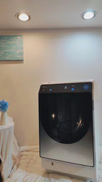 2023 SHARP ES-W113-SL Front Load Washer Dryer (11kg/6kg) | Auto Detergent + Plasmacluster | Left-Hinge Used / Good Condition